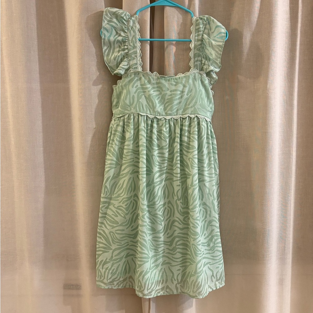 Blu Pepper Mint Green Dress